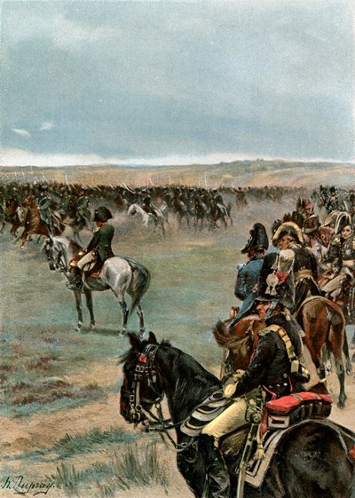 Emperorpoli-ийн өмнөх давхих autorstwa Henri Louis Dupray