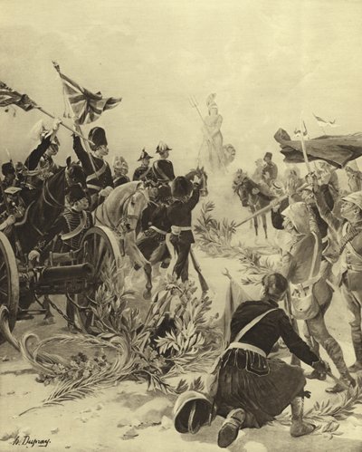 Reguła Britannia (wklęsłodruk) autorstwa Henri Louis Dupray