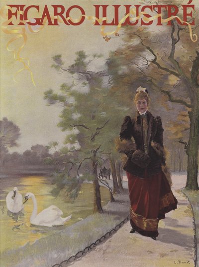 Okładka Le Figaro Illustre, luty 1891 autorstwa Henri Lucien Doucet