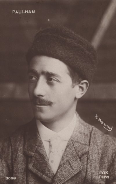 Louis Paulhan (zdjęcie czarno-białe) autorstwa Henri Manuel