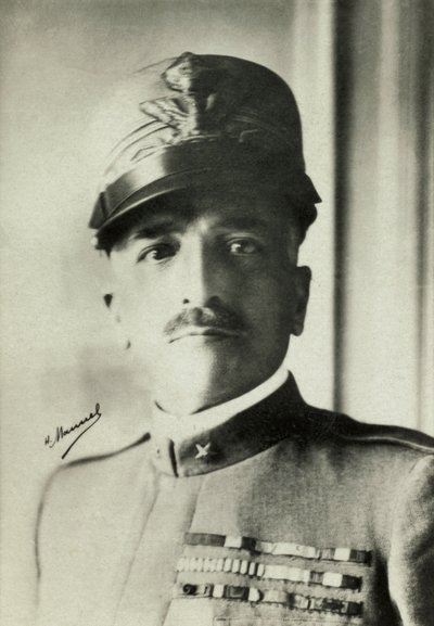 Portret włoskiego generała Armando Diaza (zdjęcie) autorstwa Henri Manuel