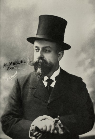 Portret pisarza Henri Gauthier , Villars dit Willy ( 1859 autorstwa Henri Manuel