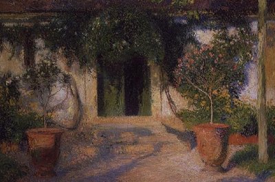 Wejście do domu autorstwa Henri Martin