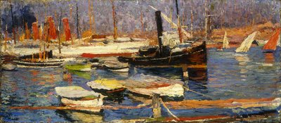 Port w Marsylii, 1904-1918 autorstwa Henri Martin