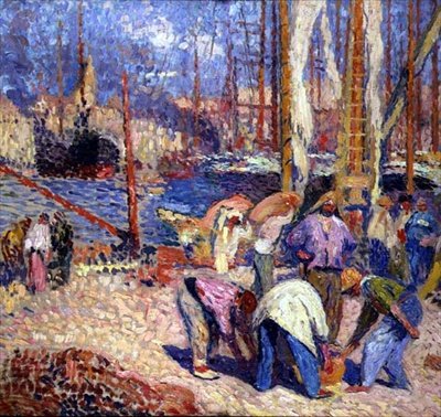Marsylia (olej na płótnie) autorstwa Henri Martin