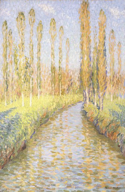 Bastide du Vert jesienią; La Bastide du Vert jesienią, autorstwa Henri Martin