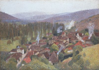 Widok na Terrasse de Marquayrol, Labastide du Vert, 1935 autorstwa Henri Martin