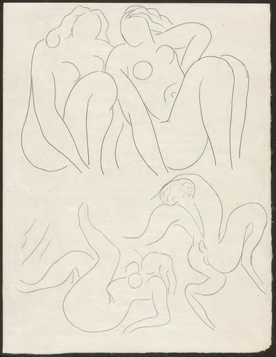 Faun po południu, płyta piętnasta z Poesies de Mallarmé autorstwa Henri Matisse