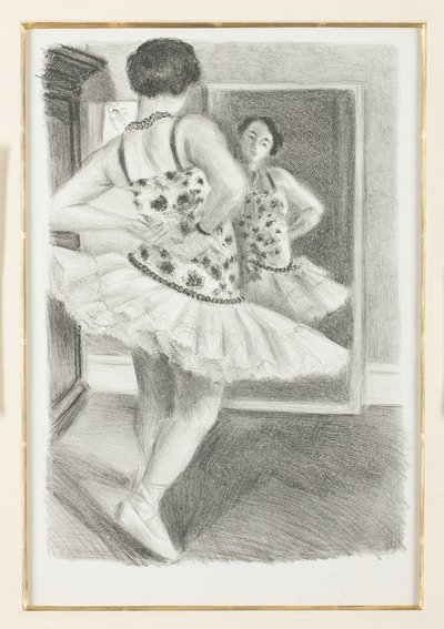 Tancerka odbita w lustrze autorstwa Henri Matisse