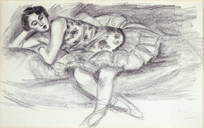 Tancerka na kanapie od Ten Dancers autorstwa Henri Matisse
