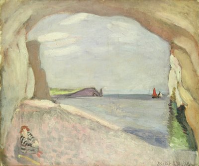 Etretat, Czerwony Żagiel (obraz) autorstwa Henri Matisse