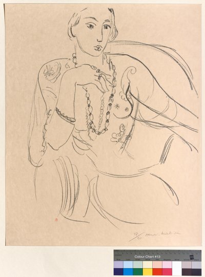Kobieta z naszyjnikiem autorstwa Henri Matisse