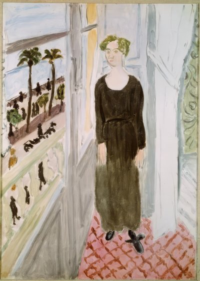 Kobieta przy oknie, Nicea autorstwa Henri Matisse