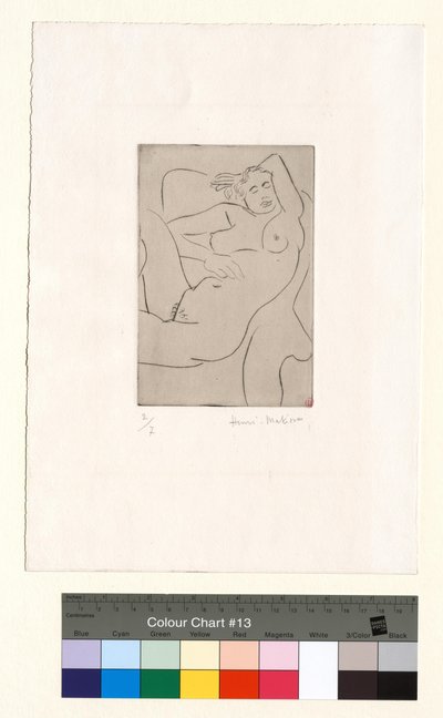 Śpiąca postać autorstwa Henri Matisse
