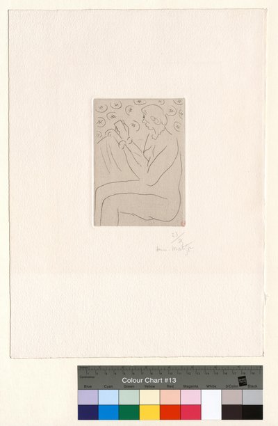 Postać czytająca autorstwa Henri Matisse