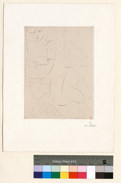 Duży akt leżący w ujęciu z trzech czwartych autorstwa Henri Matisse
