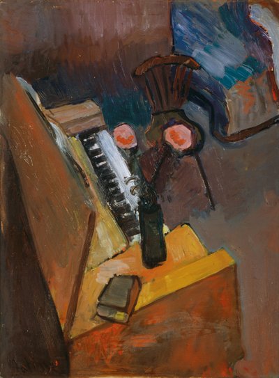 Wnętrze harmonium, ok. 1900 (olej na tekturze) autorstwa Henri Matisse