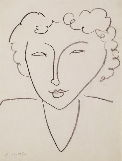 Głowa kobiety; Tete de Femme autorstwa Henri Matisse