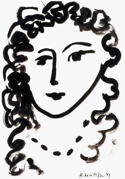 Głowa kobiety autorstwa Henri Matisse