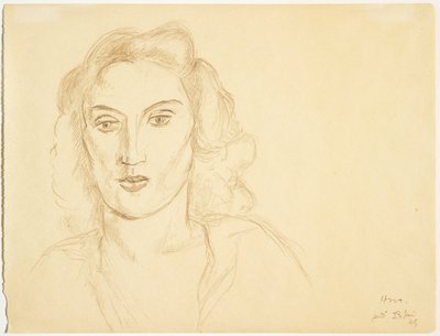 Głowa kobiety autorstwa Henri Matisse