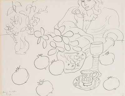Scena wewnętrzna autorstwa Henri Matisse