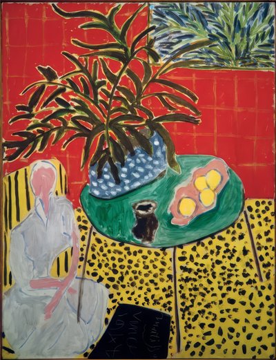 Wnętrze z czarną paprocią autorstwa Henri Matisse