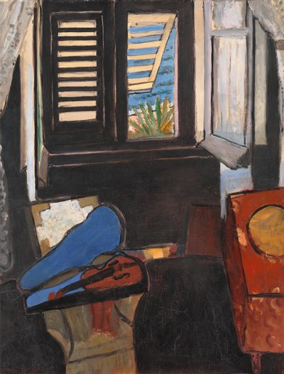 Wnętrze ze skrzypcami autorstwa Henri Matisse