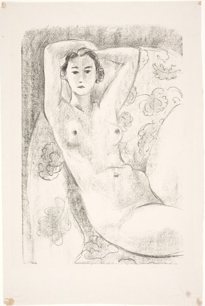 Modelka siedząca w fotelu autorstwa Henri Matisse