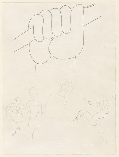 Le Guignon, płyta druga z Poesies de Mallarmé autorstwa Henri Matisse