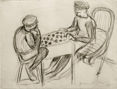 Gracze warcabowi autorstwa Henri Matisse