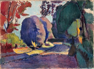 Ogrody Luksemburskie, ok. 1901 (olej na płótnie) autorstwa Henri Matisse