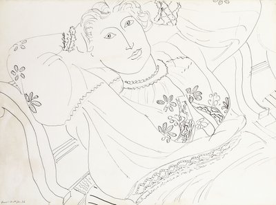 Lydia w rumuńskiej bluzce autorstwa Henri Matisse