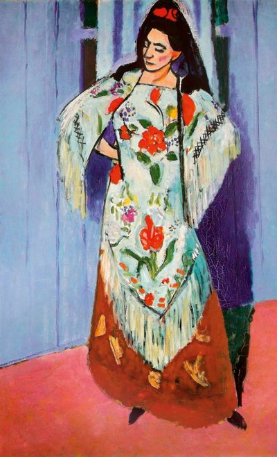 Madame Matisse z manilskim szalem autorstwa Henri Matisse