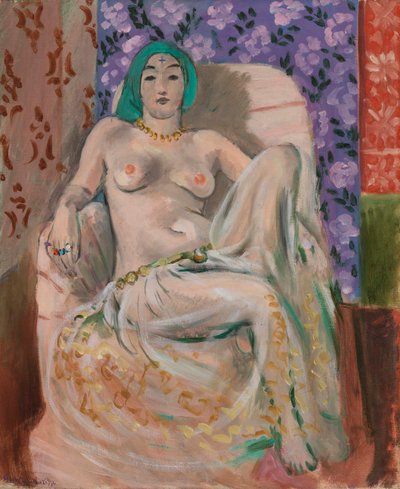 Kobieta mauretańska (podniesione kolano) autorstwa Henri Matisse