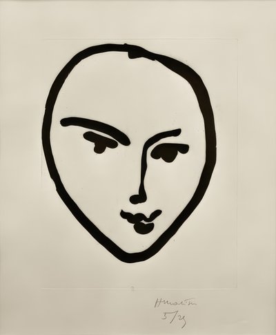 Nadia. Uśmiechnięta maska autorstwa Henri Matisse
