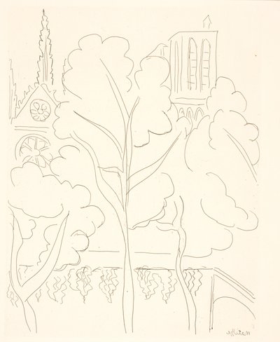 Notre-Dame, Paryż autorstwa Henri Matisse