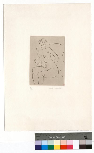 Akt w fotelu, lewa ręka autorstwa Henri Matisse