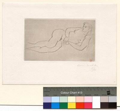 Leżący akt autorstwa Henri Matisse