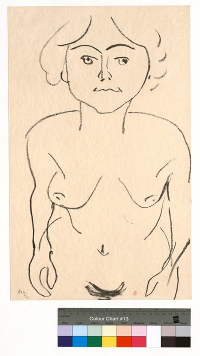 Akt od przodu, widok z góry autorstwa Henri Matisse