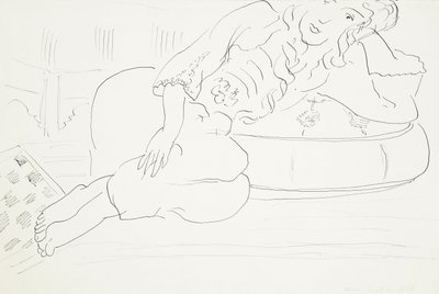 Szachownica Odalisque, poduszka autorstwa Henri Matisse