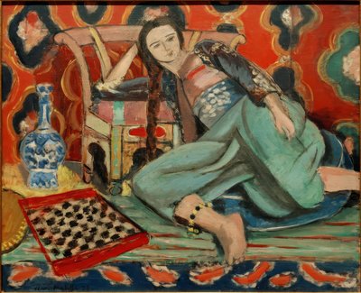 Odaliska w tureckim fotelu autorstwa Henri Matisse