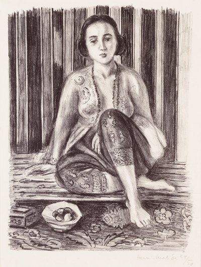 Odaliska z miską owoców autorstwa Henri Matisse