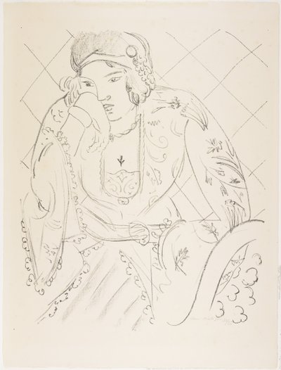 Orientalny z trójlistkowym krzyżem autorstwa Henri Matisse