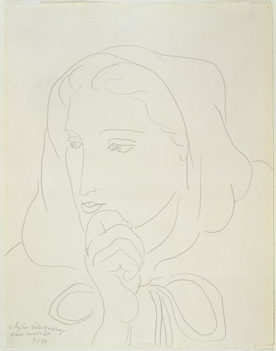 Portret kobiety w kapturze autorstwa Henri Matisse