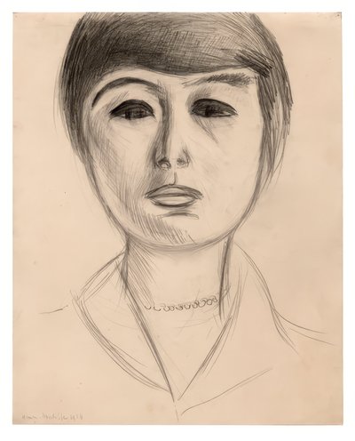 Portret młodej kobiety (Elsa Glaser) autorstwa Henri Matisse