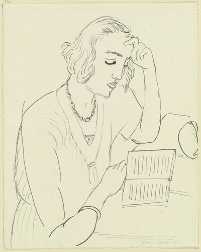 Czytająca kobieta autorstwa Henri Matisse