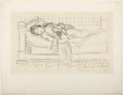 Leżąca postać autorstwa Henri Matisse