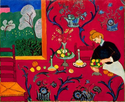 Czerwony pokój (Harmonia w czerwieni autorstwa Henri Matisse