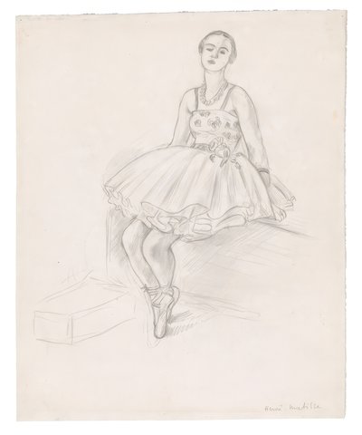 Tancerz na siedząco autorstwa Henri Matisse