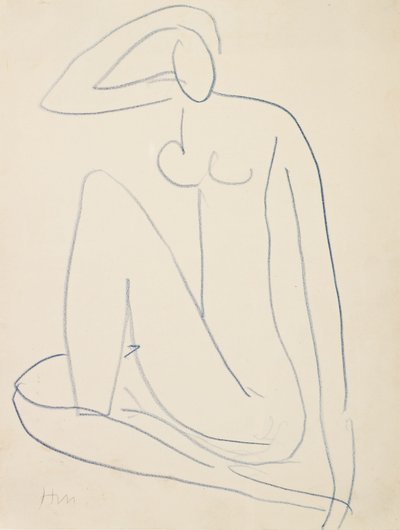 Siedząca postać kobieca autorstwa Henri Matisse